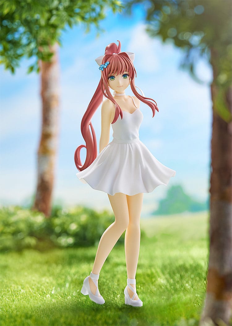 Club de literatura Doki Doki - Monika - Desfile de vestidos blancos figura (Empresa Good Smile)