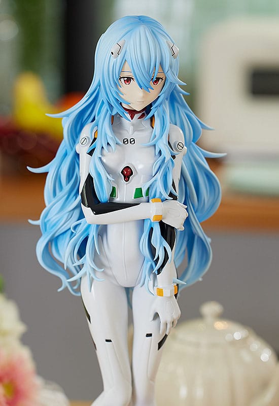 Rebuild of Evangelion - Rei Ayanami - Capelli lunghi Pop Up Parade XL (Good Smile Company)