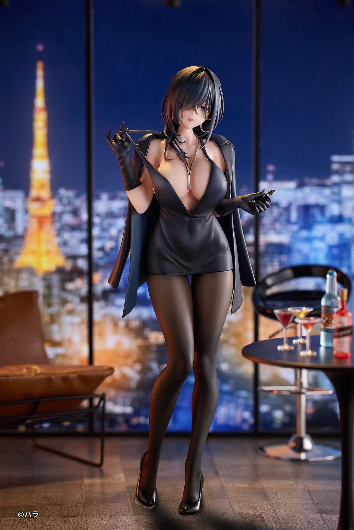 Personaggio originale - Ishimi Yokoyama - di Bara - Abito intero nero figura 1/6 (Hanabee)