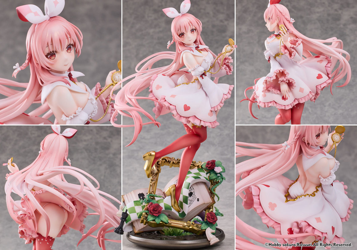 Original Character - White Rabbit Rosuuri - Illustrated by Rosuuri - Wonderland Version - Deluxe Edition Figur 1/7 (Hobby Sakura)