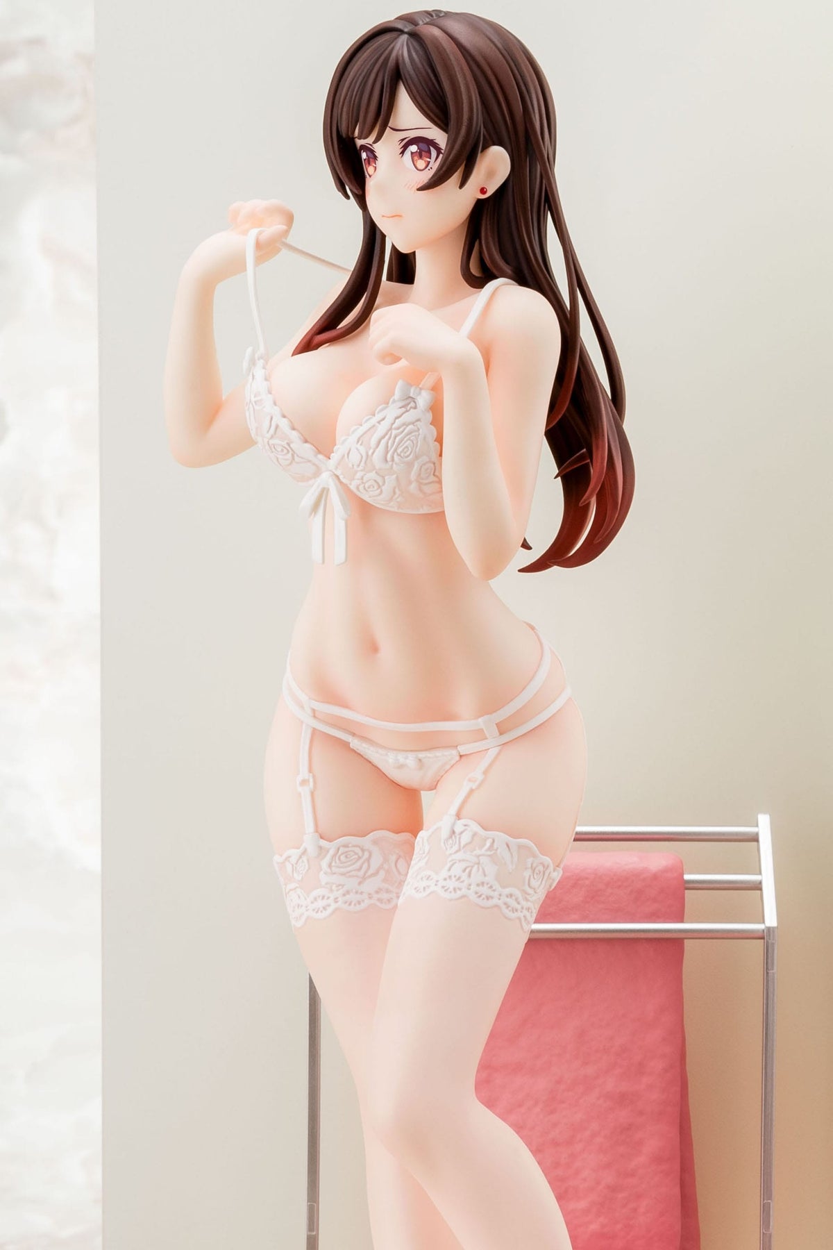 Rent-A-Girlfriend - Chizuru Mizuhara - Doorschijnende Lingerie Wit Figuur 1/6 (Hakoiri Musume)