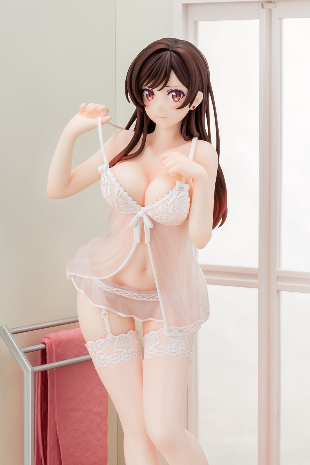 Rent-A-Girlfriend - Chizuru Mizuhara - Doorschijnende Lingerie Wit Figuur 1/6 (Hakoiri Musume)