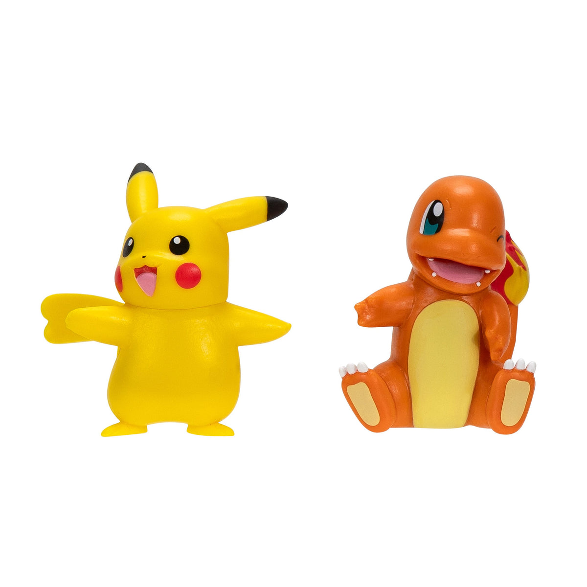 Pokémon - Glumanda #2 & Pikachu femelle - Battle figurines Pack de 2 (Jazwares)