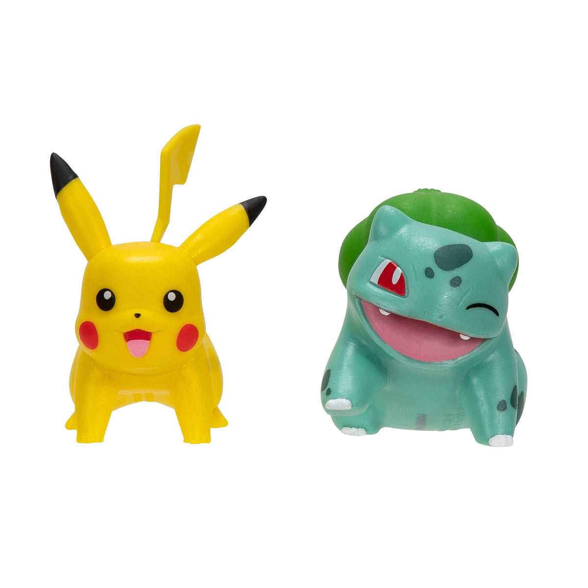 Pokémon - Bisasam #2 y Pikachu #1 - Combate figuras Pack de 2 (Jazwares)