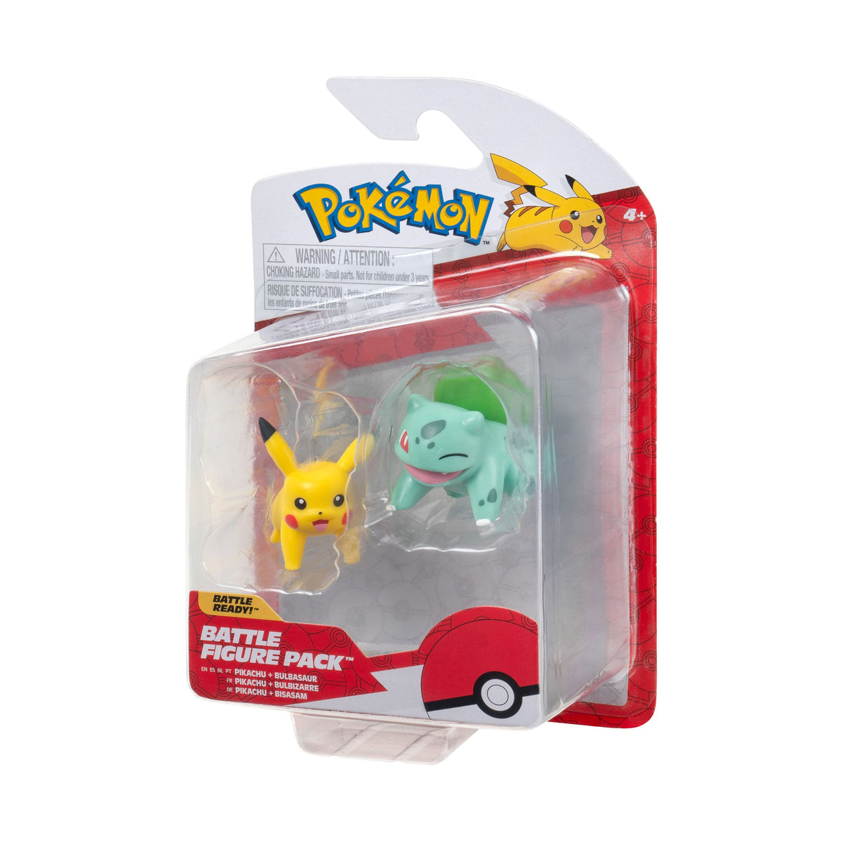 Pokémon - Bisasam #2 & Pikachu #1 - Battle figures 2-pack (Jazwares)