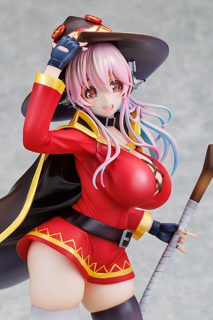 Super Sonico x Konosuba - Megumin Collaboration Figur 1/7 (Kadokawa)