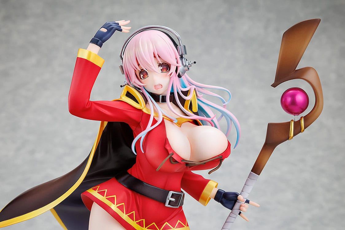 Super Sonico x Konosuba - Megumin Collaboration Figur 1/7 (Kadokawa)