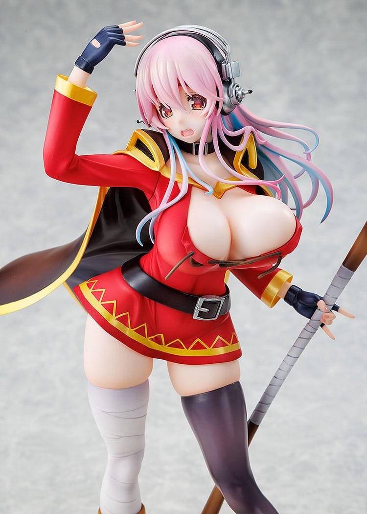Super Sonico x Konosuba - Megumin Collaboration Figur 1/7 (Kadokawa)