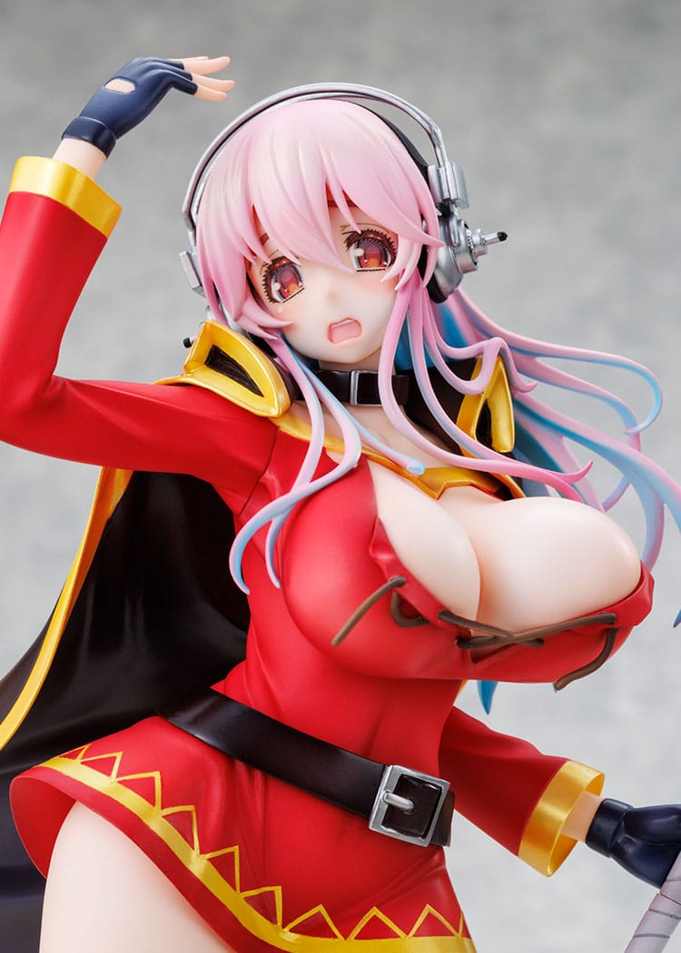 Super Sonico x Konosuba - Megumin Collaboration Figur 1/7 (Kadokawa)