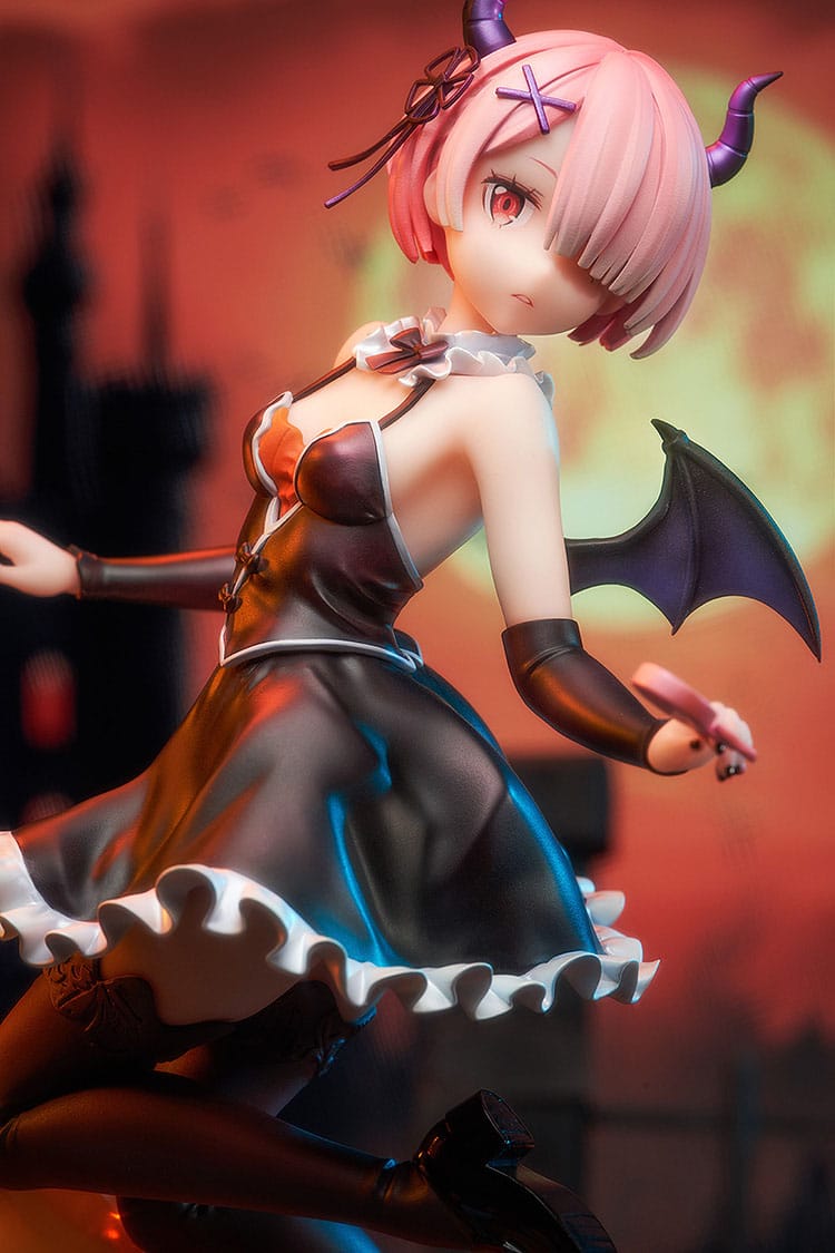 Re:Zero - Ram - Phantom Night Wizard - Halloween Figur 1/7 (Kadokawa)