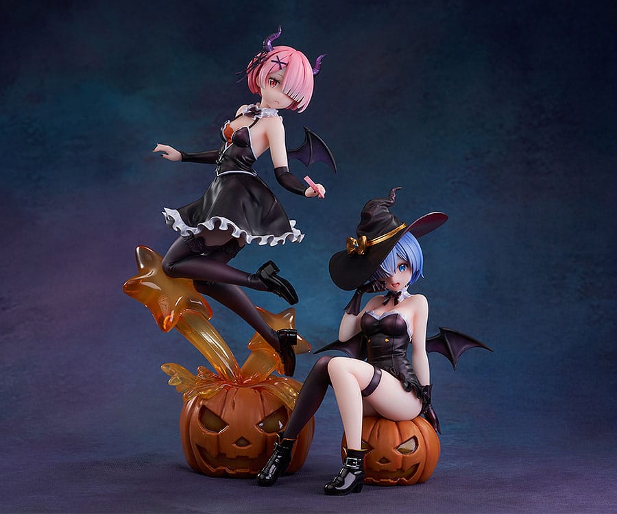 Re:Zero - Ram - Phantom Night Wizard - Halloween Figur 1/7 (Kadokawa)