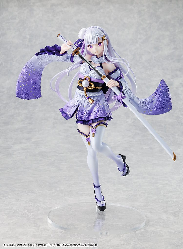 Re:Zero - Emilia - Combat Outfit Figur 1/7 (Kadokawa)