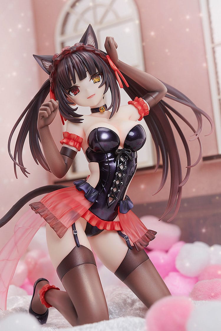 Date A Live - Kurumi Tokisaki - Cat Ears Figur 1/7 (Kadokawa)