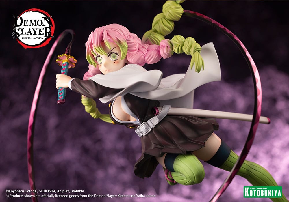 Ammazzademoni: Kimetsu no Yaiba - Mitsuri Kanroji - Edizione bonus ARTFXJ figura 1/8 (Kotobukiya)