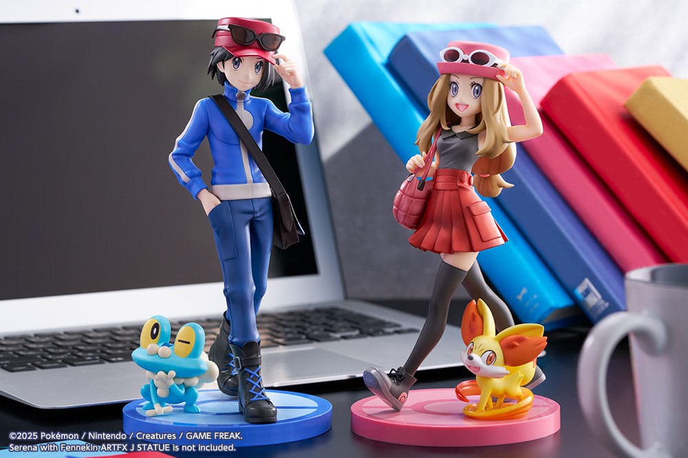 Pokémon - Calem & Froxy - Artfxj figure 1/8 (Kotobukiya)