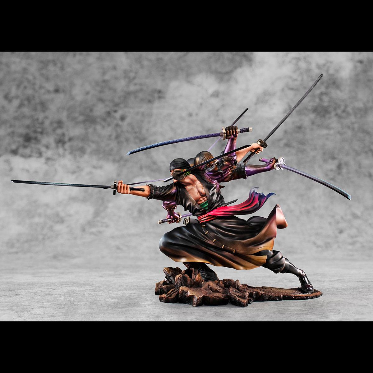 One Piece - Roronoa Zoro - Espíritu Demonio Kyuutouryuu Asura Ver. P.O.P. Retrato de Piratas SA-Máximo figura (MegaHouse) (reedición)