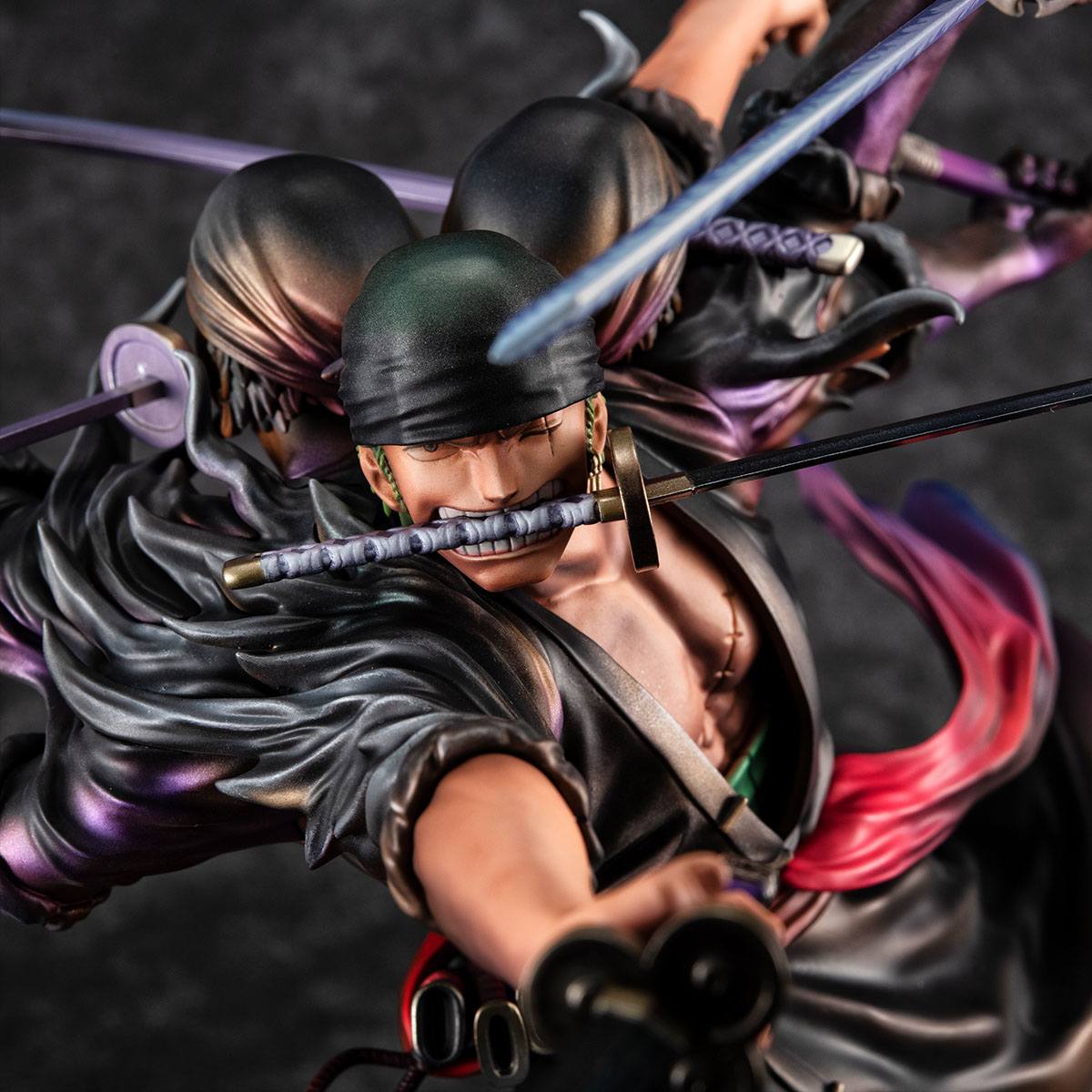 One Piece - Roronoa Zoro - Demon Spirit Kyuutouryuu Asura Ver. P.O.P. Portrait of Pirates SA-Maximum figurine (MegaHouse) (re-run)