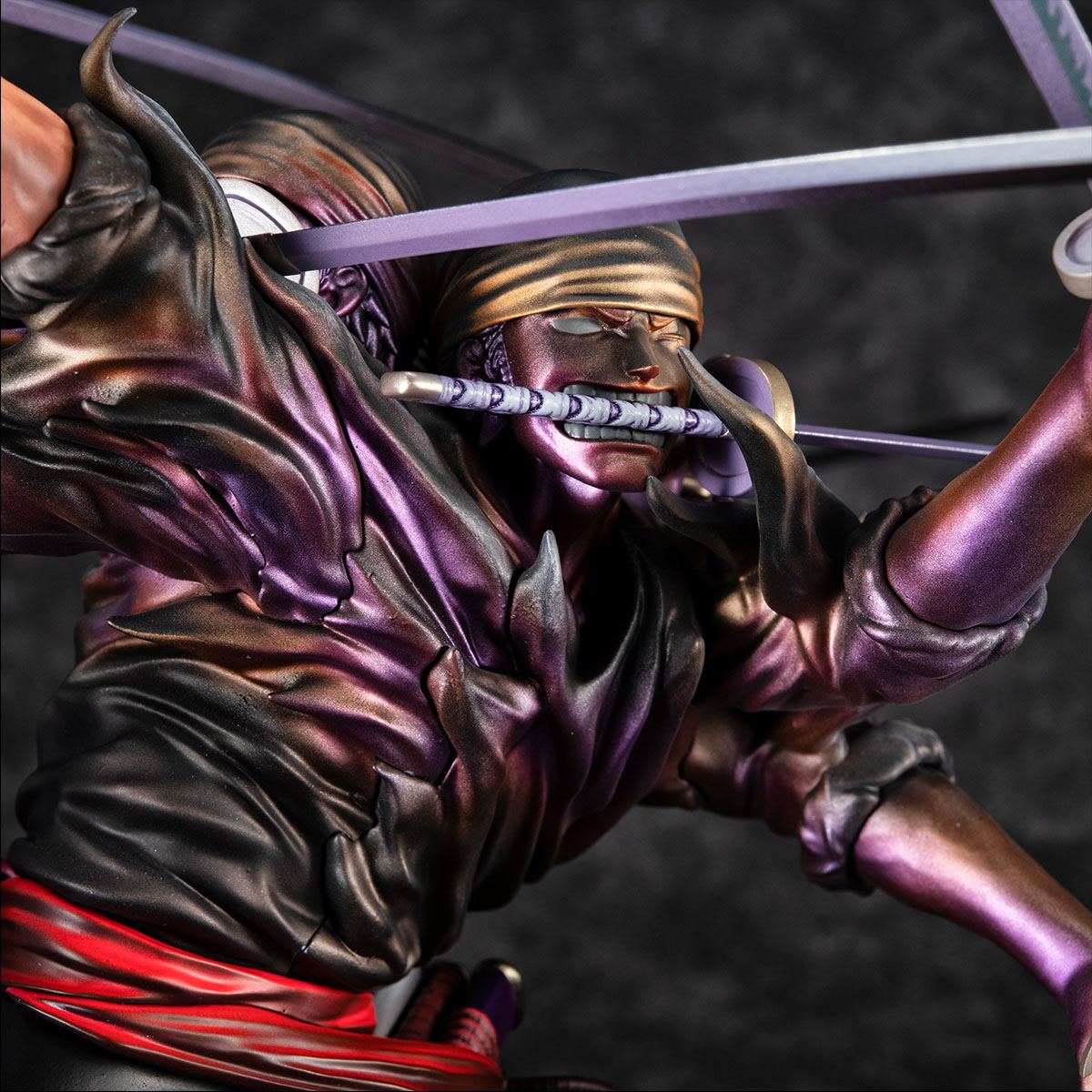 One Piece - Roronoa Zoro - Demon Spirit Kyuutouryuu Asura Ver. P.O.P. Portrait of Pirates SA-Maximum Figur (MegaHouse) (re-run)