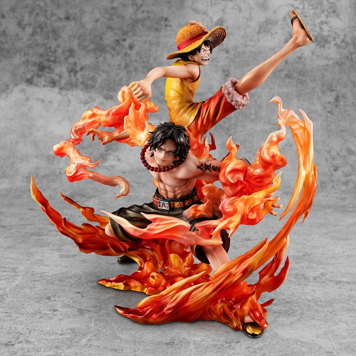 One Piece - Ruffy & Ace - Bond between brothers 20th Limited Ver. - P.O.P. Portrait Of Pirates Maximum figurine (MegaHouse)