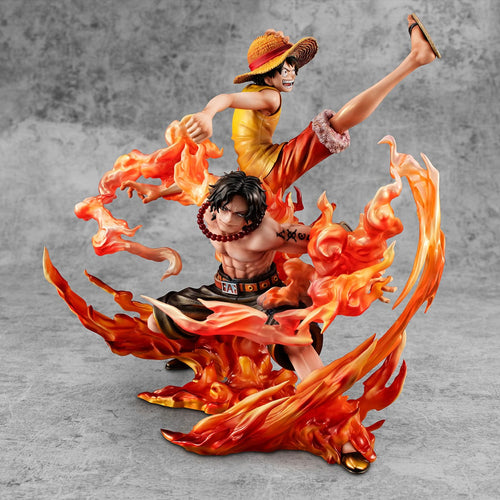 One Piece - Ruffy & Ace - Bond between brothers 20th Limited Ver. - P.O.P. Portrait Of Pirates Maximum Figur (MegaHouse)