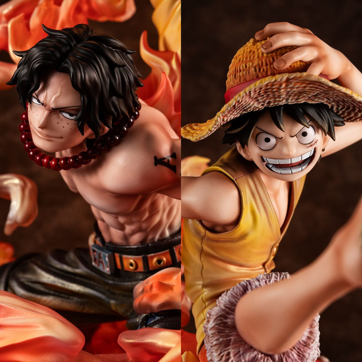 One Piece - Ruffy & Ace - Bond between brothers 20th Limited Ver. - P.O.P. Portrait Of Pirates Maximum figurine (MegaHouse)