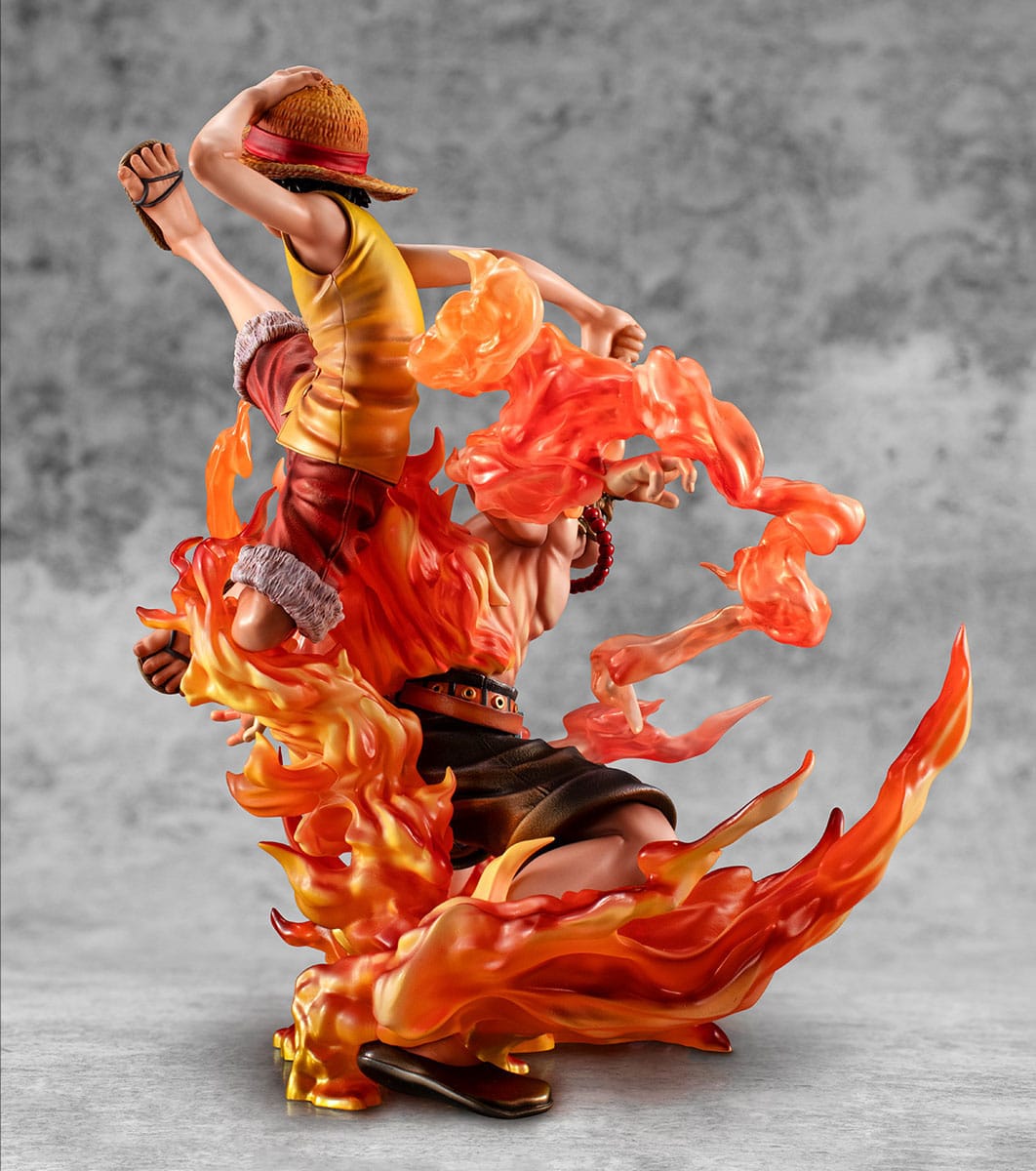 One Piece - Ruffy & Ace - Bond between brothers 20th Limited Ver. - P.O.P. Portrait Of Pirates Maximum Figur (MegaHouse)