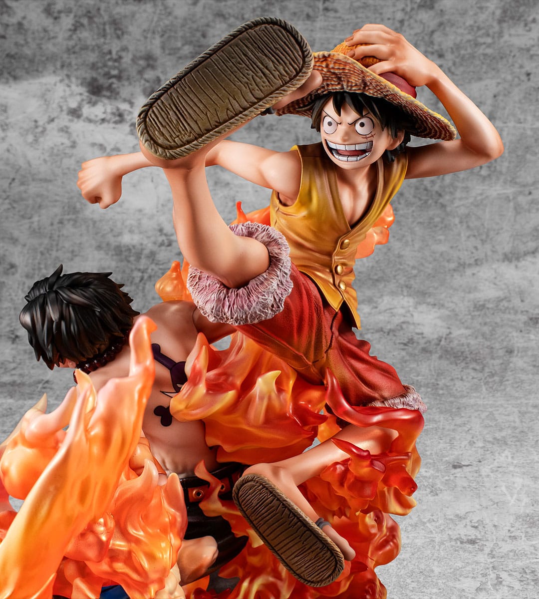 One Piece - Ruffy & Ace - Lazo entre hermanos 20th Limited Ver. - P.O.P. Portrait Of Pirates Maximum figura (MegaHouse)