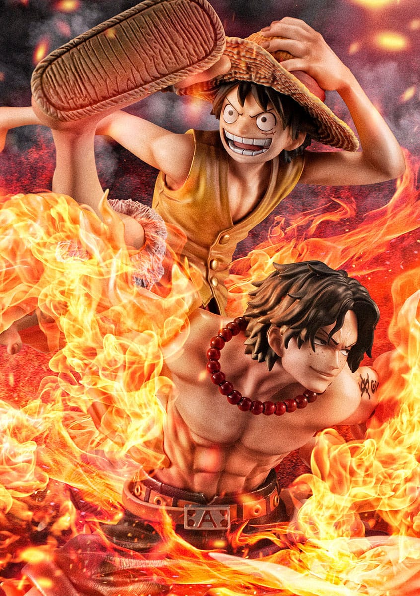 One Piece - Ruffy & Ace - Bond between brothers 20th Limited Ver. - P.O.P. Portrait Of Pirates Maximum figurine (MegaHouse)