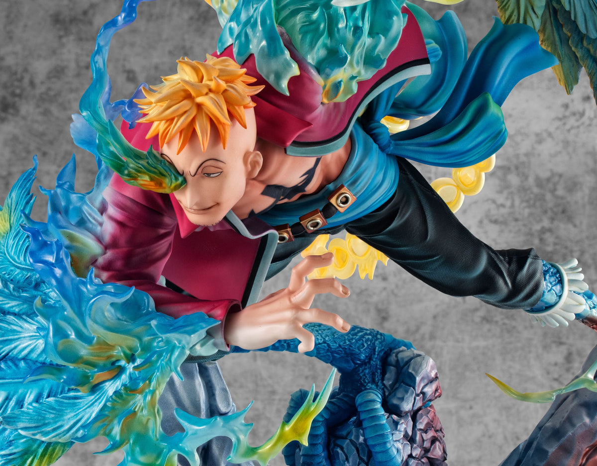 One Piece - Marco the Phoenix - Líder del primer grupo de Piratas de ABRIBD - P.O.P Retrato de Pirates Mass Mach figura (Megahouse)