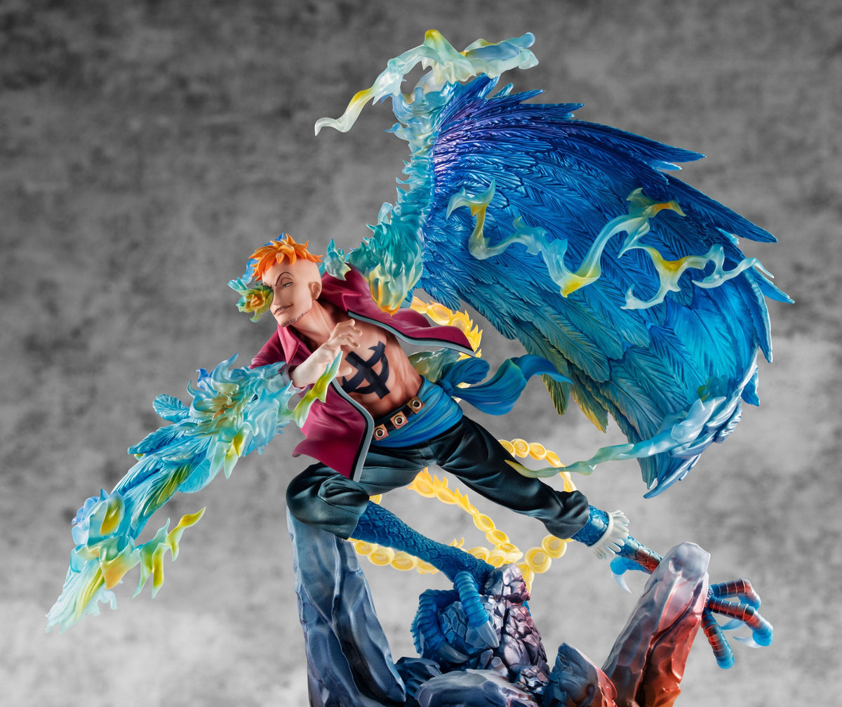 One Piece - Marco the Phoenix - Líder del primer grupo de Piratas de ABRIBD - P.O.P Retrato de Pirates Mass Mach figura (Megahouse)