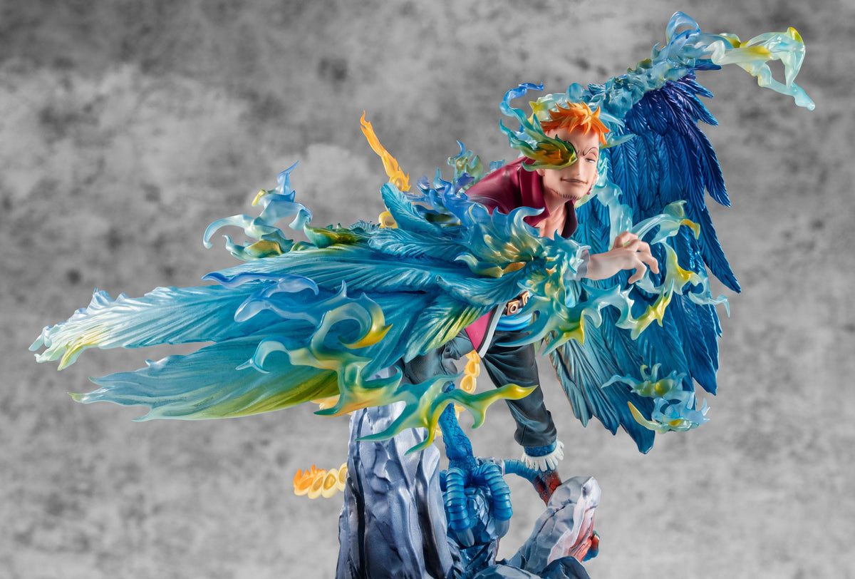 One Piece - Marco the Phoenix - Líder del primer grupo de Piratas de ABRIBD - P.O.P Retrato de Pirates Mass Mach figura (Megahouse)