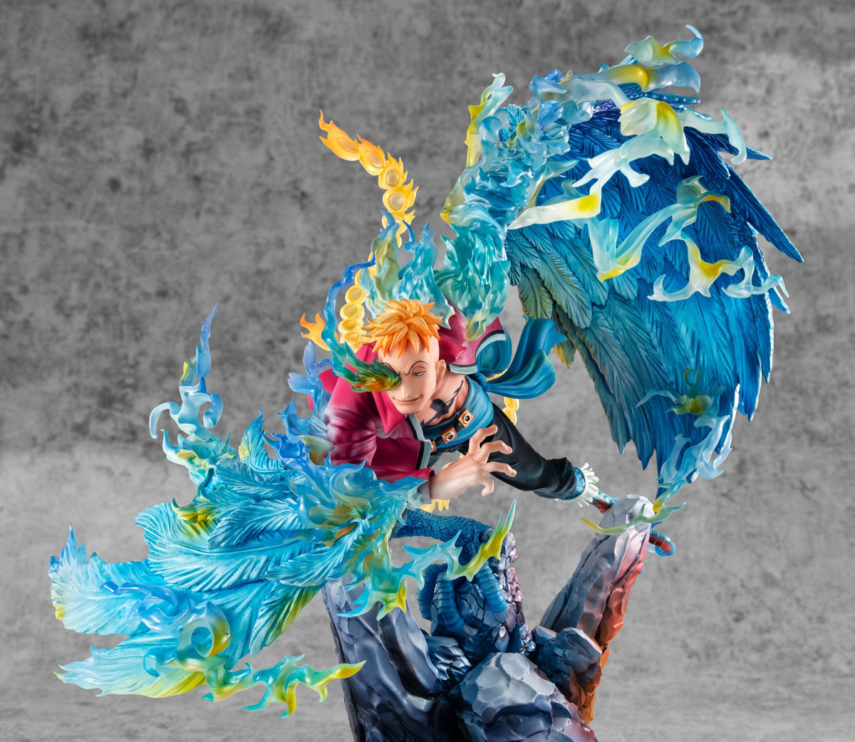 One Piece - Marco the Phoenix - Líder del primer grupo de Piratas de ABRIBD - P.O.P Retrato de Pirates Mass Mach figura (Megahouse)