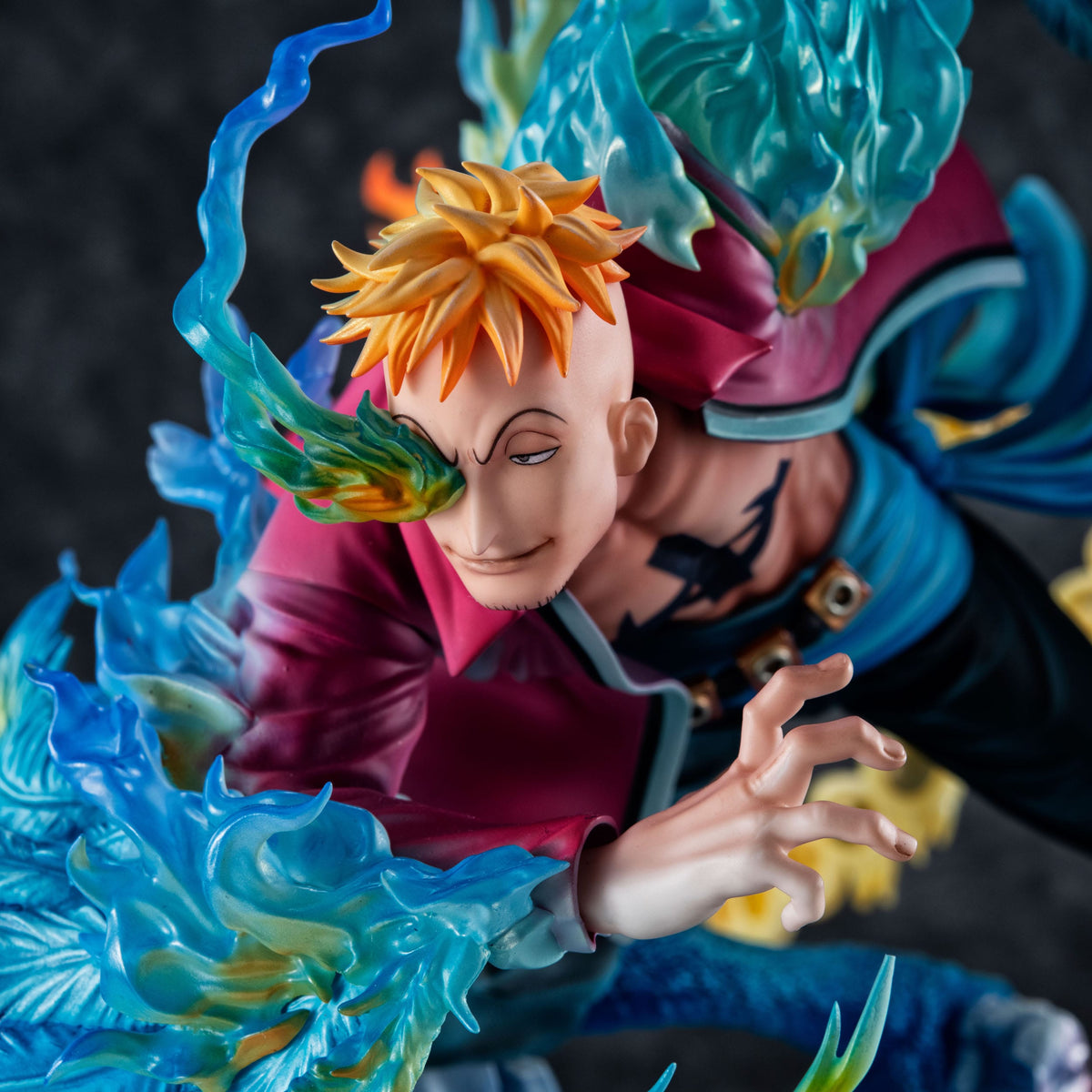 One Piece - Marco the Phoenix - Líder del primer grupo de Piratas de ABRIBD - P.O.P Retrato de Pirates Mass Mach figura (Megahouse)