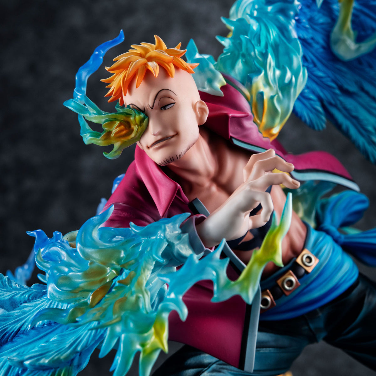 One Piece - Marco the Phoenix - Líder del primer grupo de Piratas de ABRIBD - P.O.P Retrato de Pirates Mass Mach figura (Megahouse)