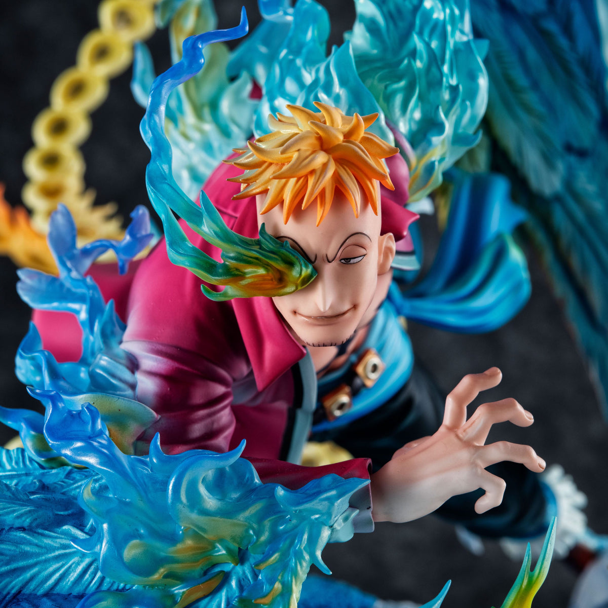 One Piece - Marco the Phoenix - Líder del primer grupo de Piratas de ABRIBD - P.O.P Retrato de Pirates Mass Mach figura (Megahouse)