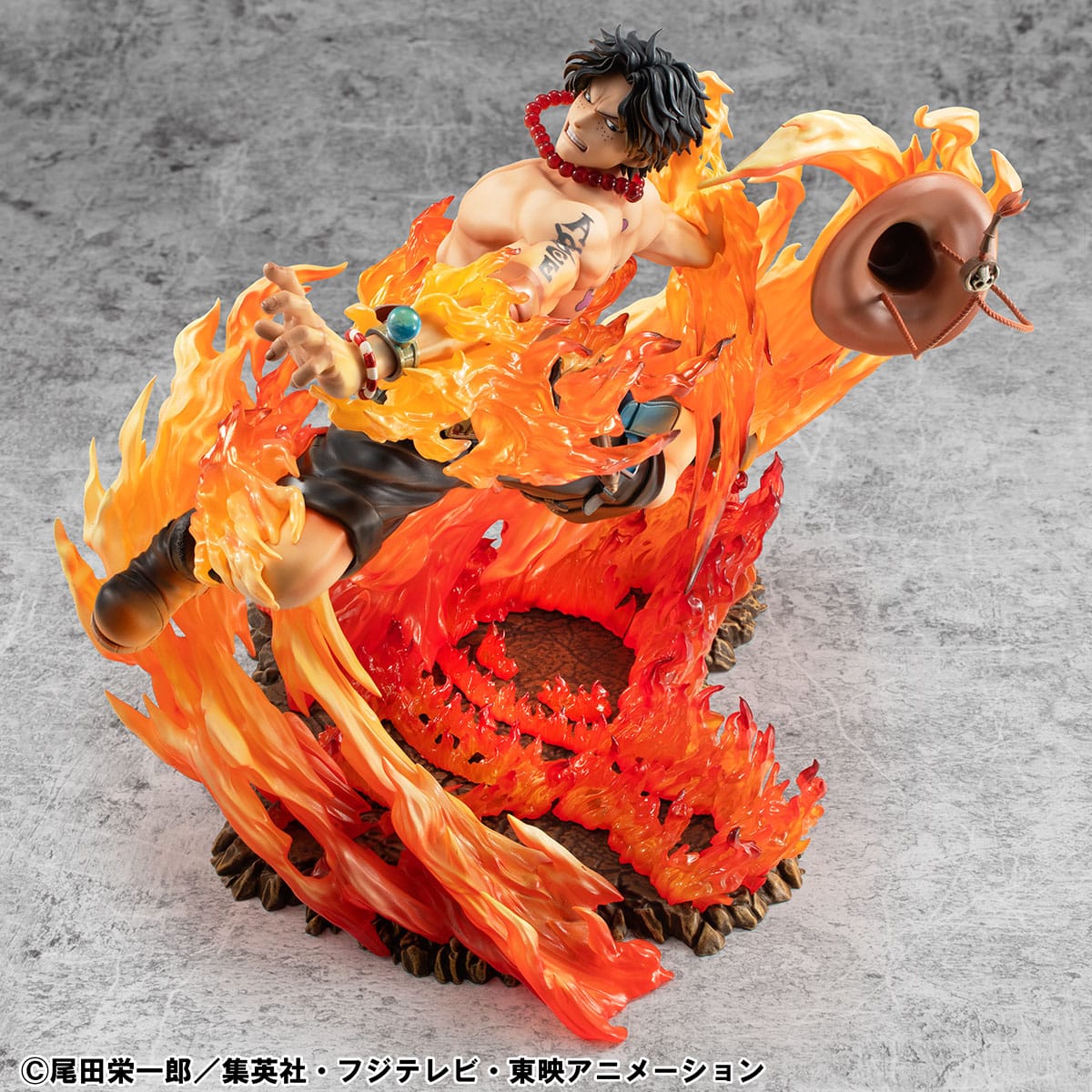 One Piece - Portgas D. Ace - 15th Anniversary Super Limited Reprint - P.O.P Portrait of Pirates NEO-Maximum Figur (MegaHouse)