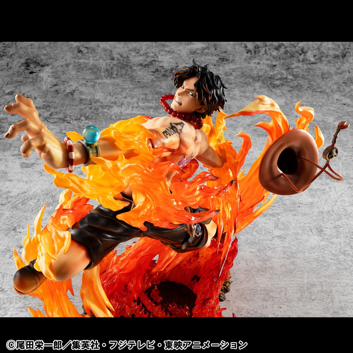 One Piece - Portgas D. Ace - 15th Anniversary Super Limited Reprint - P.O.P Portrait of Pirates NEO-Maximum Figur (MegaHouse)