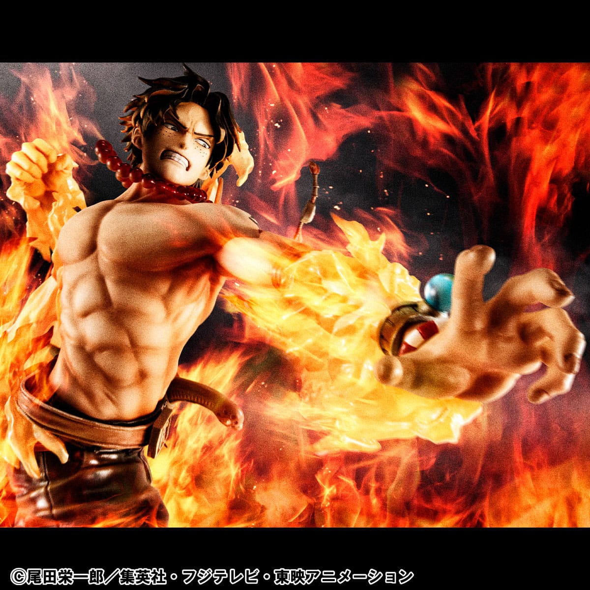 One Piece - Portgas D. Ace - 15th Anniversary Super Limited Reprint - P.O.P Portrait of Pirates NEO-Maximum Figur (MegaHouse)