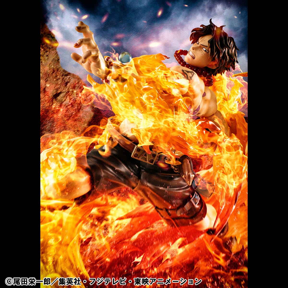 One Piece - Portgas D. Ace - 15th Anniversary Super Limited Reprint - P.O.P Portrait of Pirates NEO-Maximum Figur (MegaHouse)