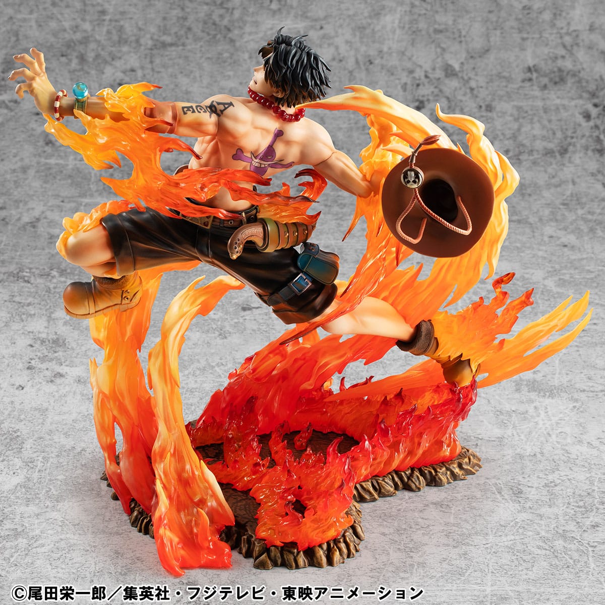 One Piece - Portgas D. Ace - 15th Anniversary Super Limited Reprint - P.O.P Portrait of Pirates NEO-Maximum Figur (MegaHouse)
