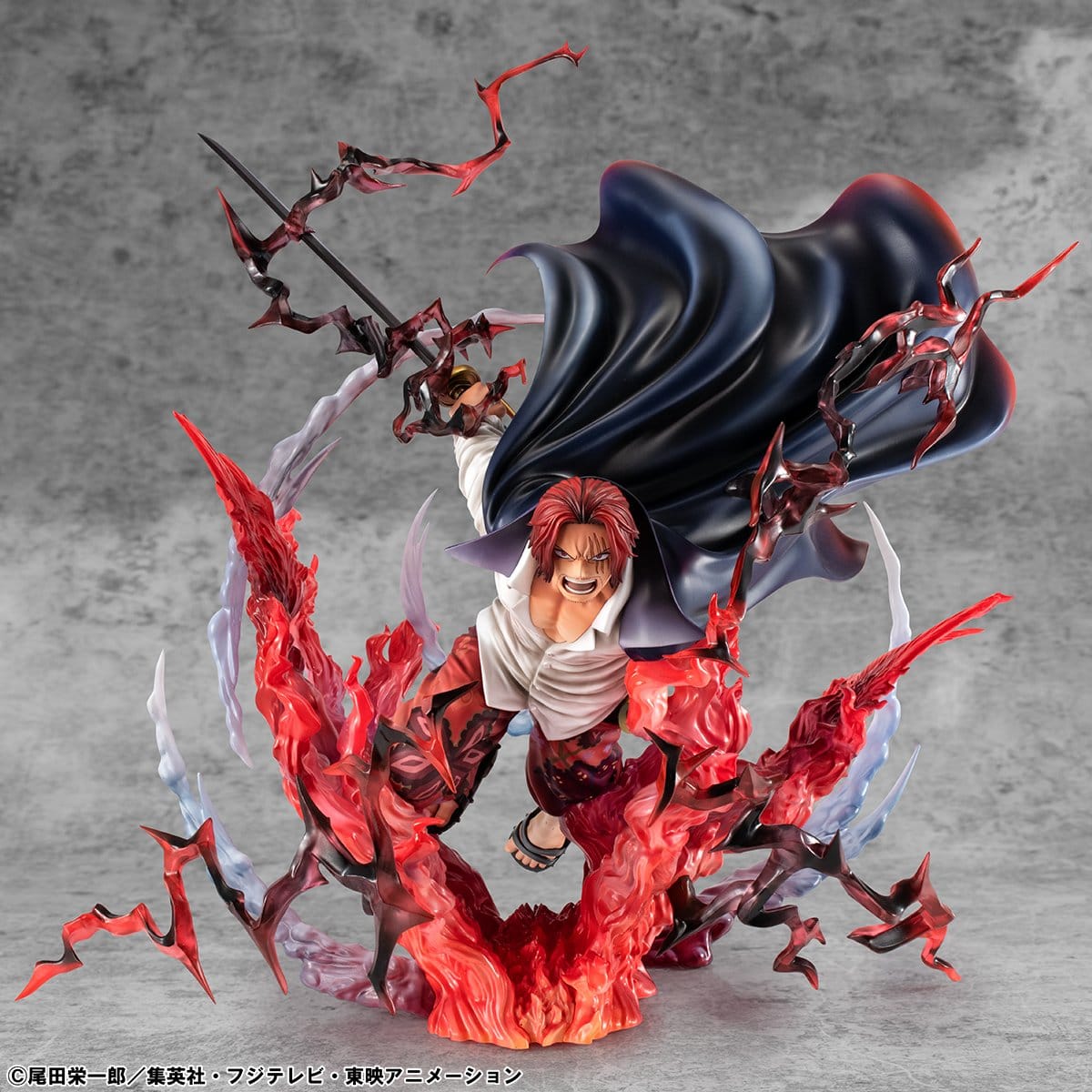 One Piece - Red-Haired Shanks - Divine Departure Kamusari - P.O.P. Portrait of Pirates SA-MAXIMUM Figur (MegaHouse)