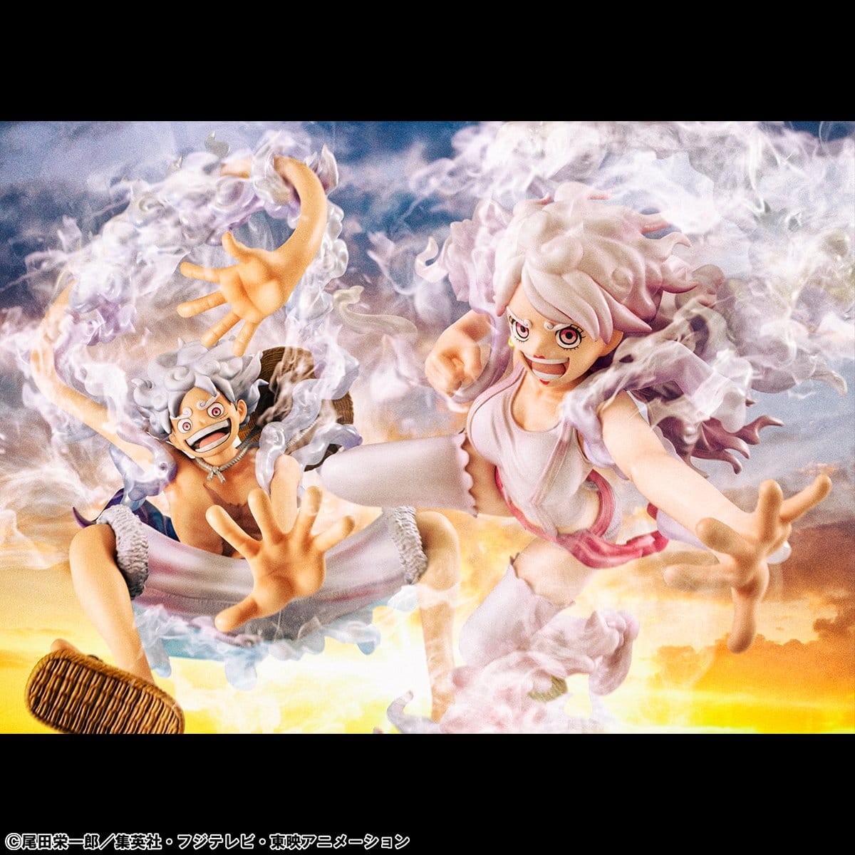 One Piece - Monkey D. Ruffy - Gear Fifth - Evolutionary History Portrait Of Pirates P.O.P. Figur (MegaHouse)