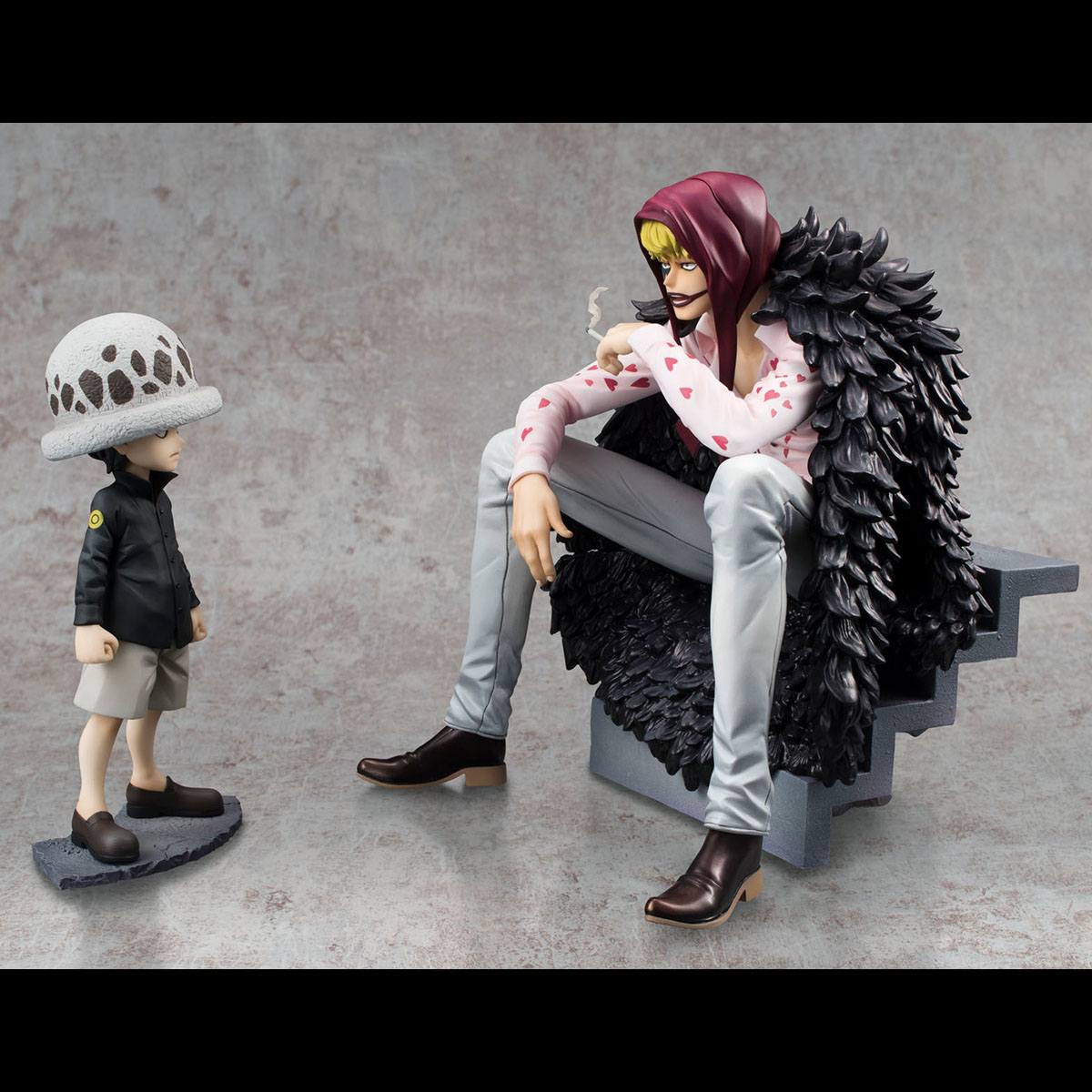 One Piece - Corazon & Law - P.O.P Portrait of Pirates LTD figurines (MegaHouse) (re-run)