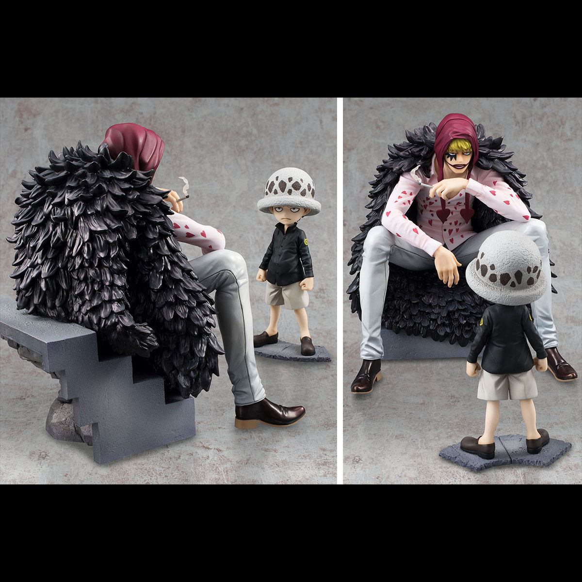 One Piece - Corazon &amp; Law - POP Portrait of Pirates LTD Figures (MegaHouse) (re-run) 