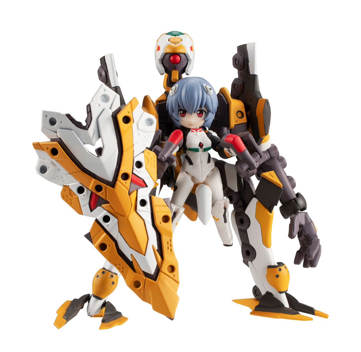 Evangelion - Ayanami Rei & Evangelion No. 0 (Kai) - Desktop Army Figur (MegaHouse)
