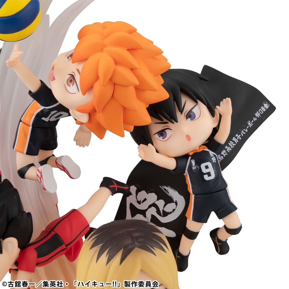Haikyu!! - Shoyo Hinata, Tobio Kageyama, Kenma Kozume & Tetsuro Kuroo - FigUnity Figur with gift (MegaHouse)