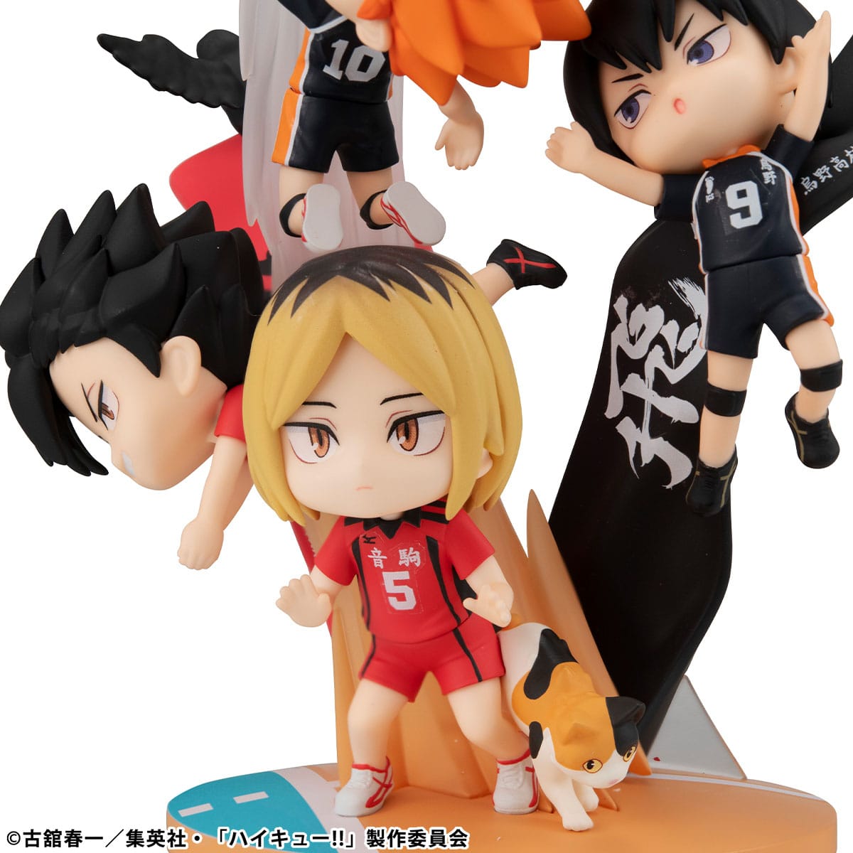 Haikyu!! - Shoyo Hinata, Tobio Kageyama, Kenma Kozume & Tetsuro Kuroo - FigUnity Figur with gift (MegaHouse)