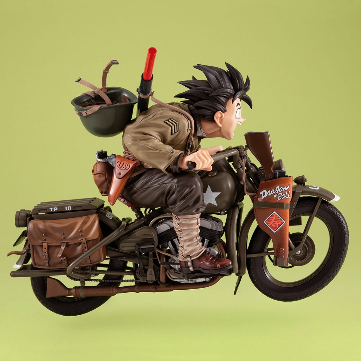 Dragon Ball Z - Son Goku & Bike - Desktop Real McCoy Figur (MegaHouse)