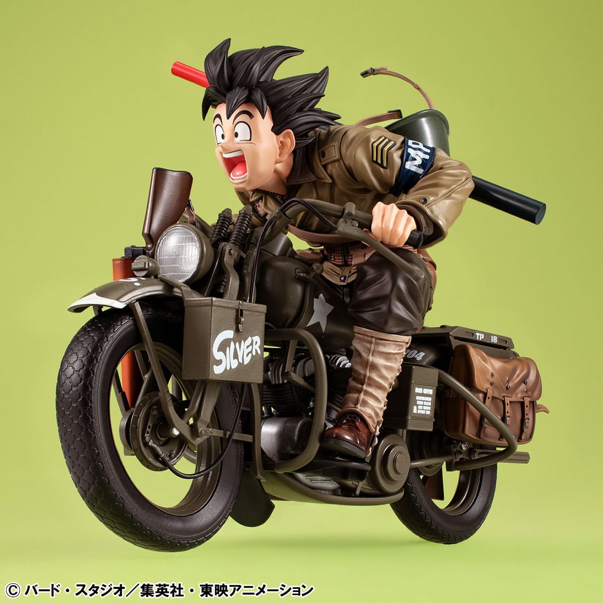 Dragon Ball Z - Son Goku & Bike - Desktop Real McCoy Figur (MegaHouse)