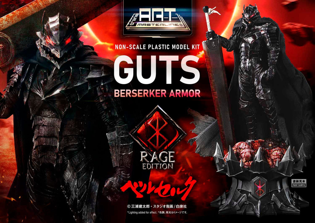 Berserk - Guts - Berserker Armor Rage - Build Art Masterline Plastic Model Kit (Prime 1 Studio)